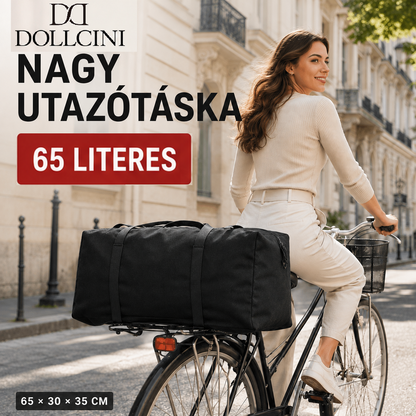 Dollcini Vízálló Sporttáska – 65/55cm, Utazáshoz, Edzőterembe