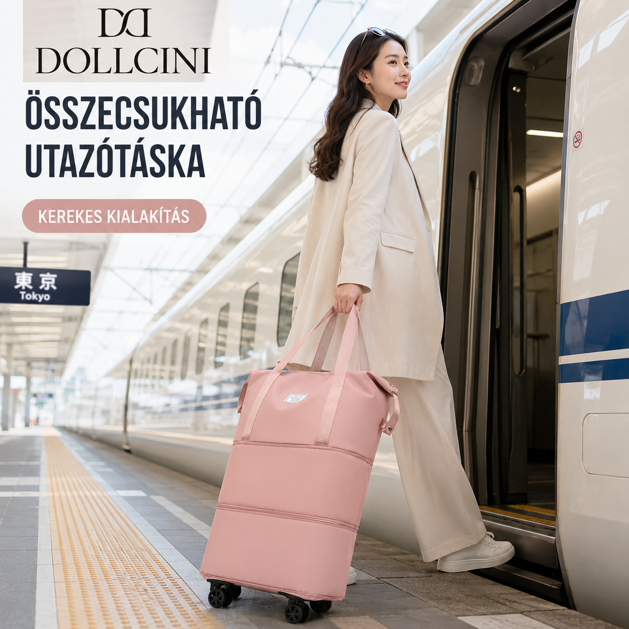 Dollcini Geantă de Călătorie Pliabilă pentru Femei – Rezistentă la Apă, cu Capacitate Mare