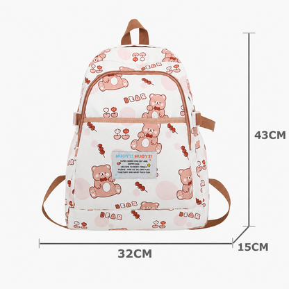 Dollcini Rucsac Școlar Unisex Stilat – Cu Model Animal, Practic