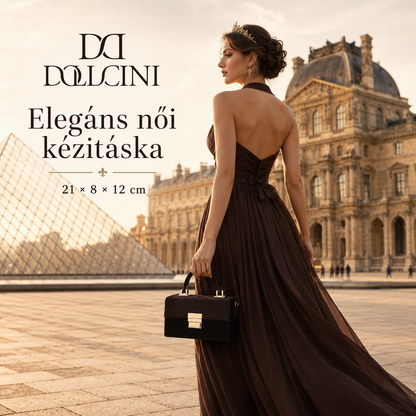 Dollcini Lopásgátló Mini Válltáska – Kordbársony Női Telefontáska