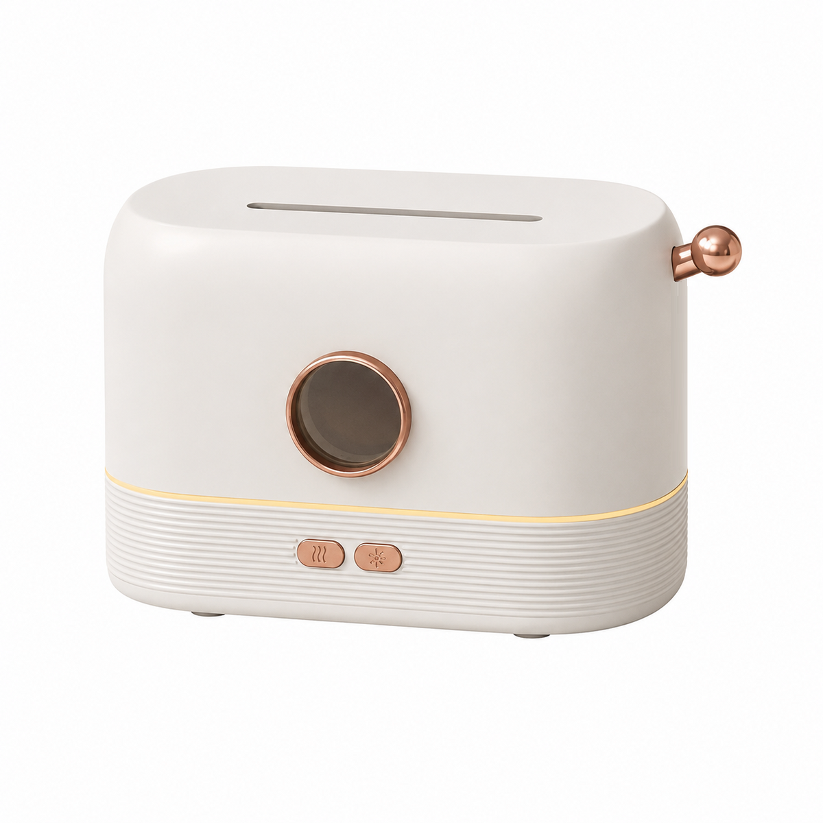 Dollcini Home Flame Humidifier – Quiet Aroma Diffuser, 200 ml