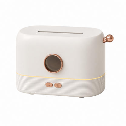 Dollcini Home Flame Humidifier – Quiet Aroma Diffuser, 200 ml