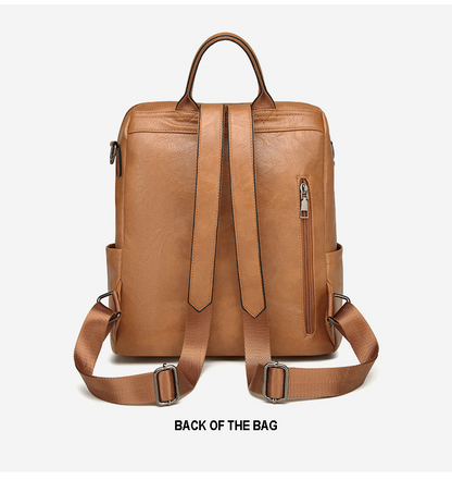 Dollcini Rucsac și Geantă de Umăr Retro European–American pentru Femei – Mai Multe Compartimente, Piele Ecologică, Pentru Uz Zilnic