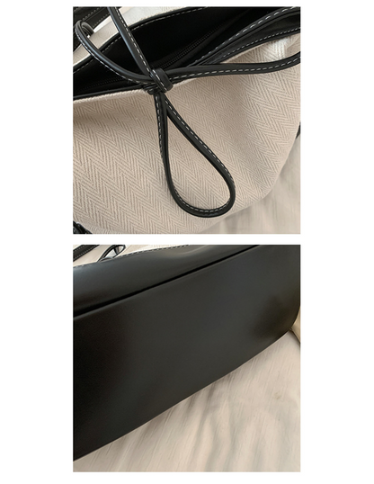 Dollcini Rucsac/Geantă de Umăr Convertibilă pentru Femei – Urban Simplicity, Material din Pânză, Cu Fermoar