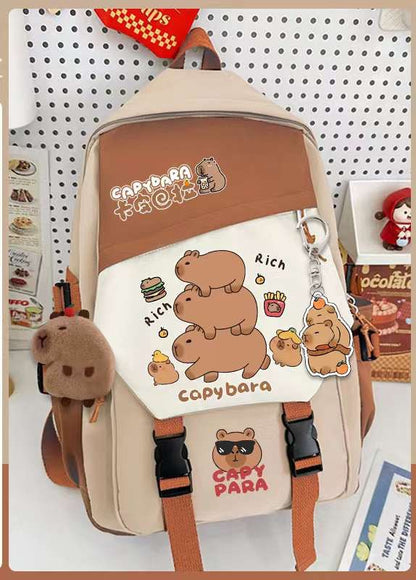 Dollcini Eleganten Unisex Šolski Nahrbtnik – Moden, Črn Ranec