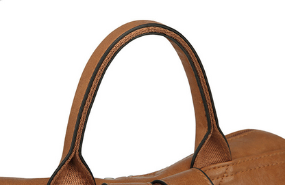 Dollcini Rucsac și Geantă de Umăr Retro European–American pentru Femei – Mai Multe Compartimente, Piele Ecologică, Pentru Uz Zilnic