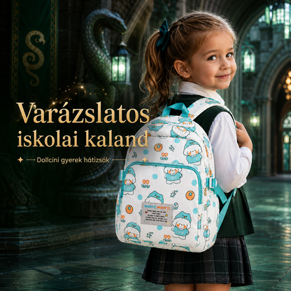 Dollcini Rucsac Școlar Unisex Stilat – Cu Model Animal, Practic