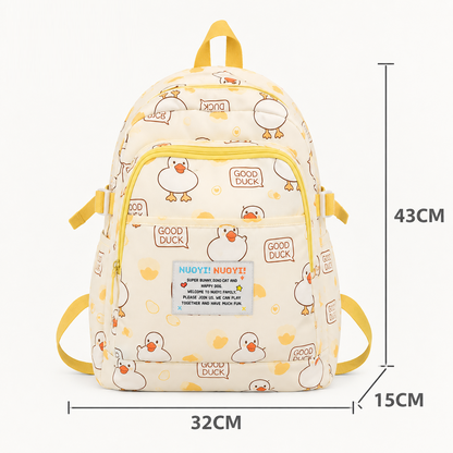 Dollcini Rucsac Școlar Unisex Stilat – Cu Model Animal, Practic