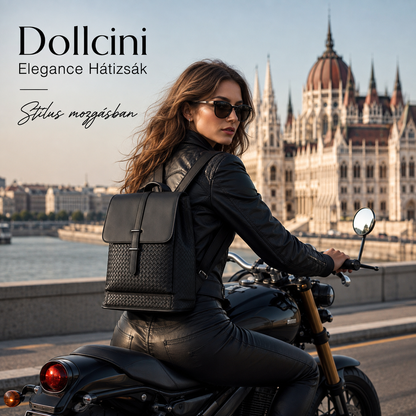 Dollcini Elegance  Női Hátizsák – Prémium Vízálló PU Laptoptáska