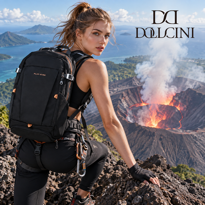 Dollcini Unisex Laptop Backpack for 13” Laptops – Waterproof Travel Backpack, Available in Multiple Colors