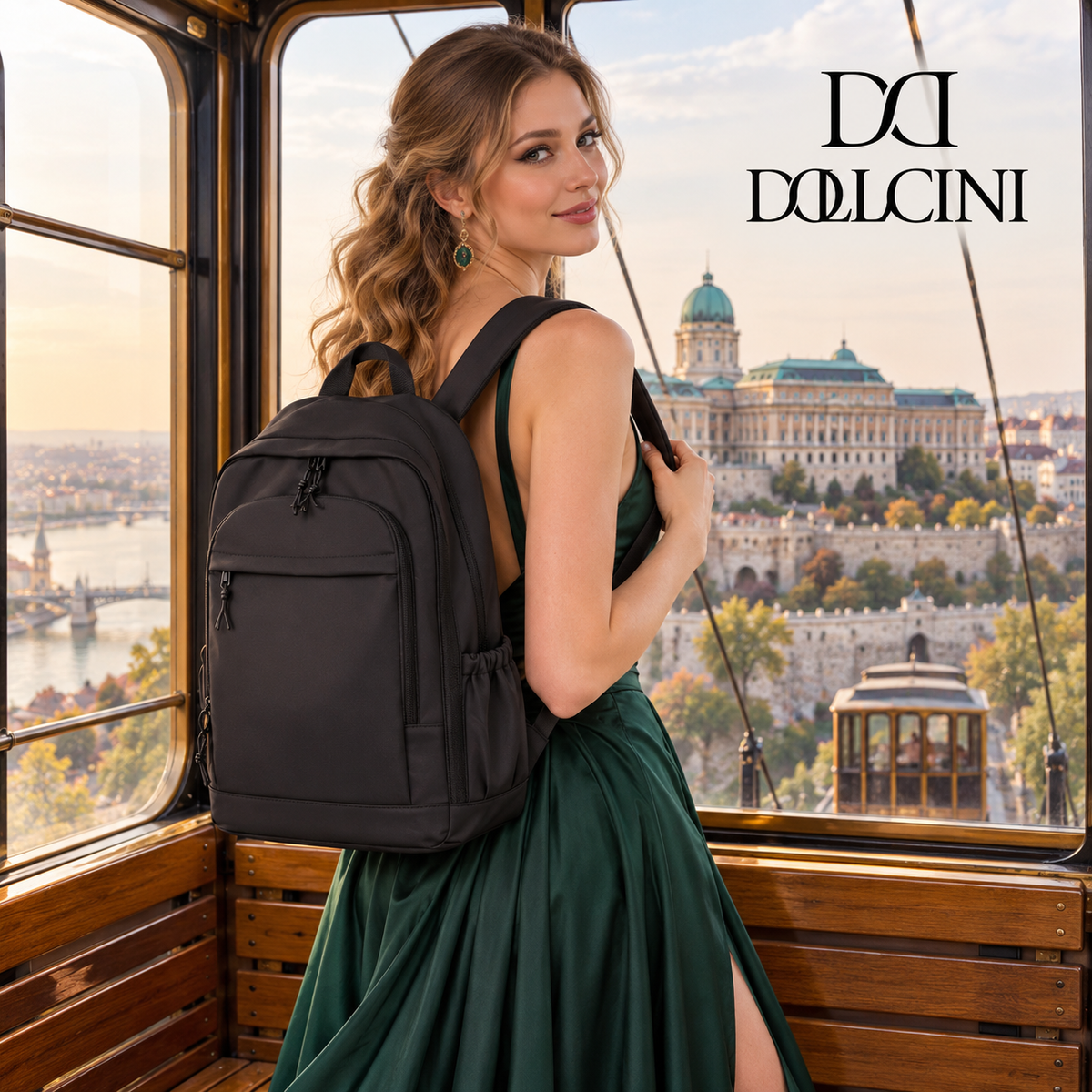 Dollcini Uniszex Laptop Hátizsák – Vízálló, Könnyű, 14"-os Laptophoz