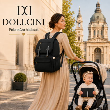 Dollcini Maternity Backpack – Multifunctional, Waterproof, with USB Port