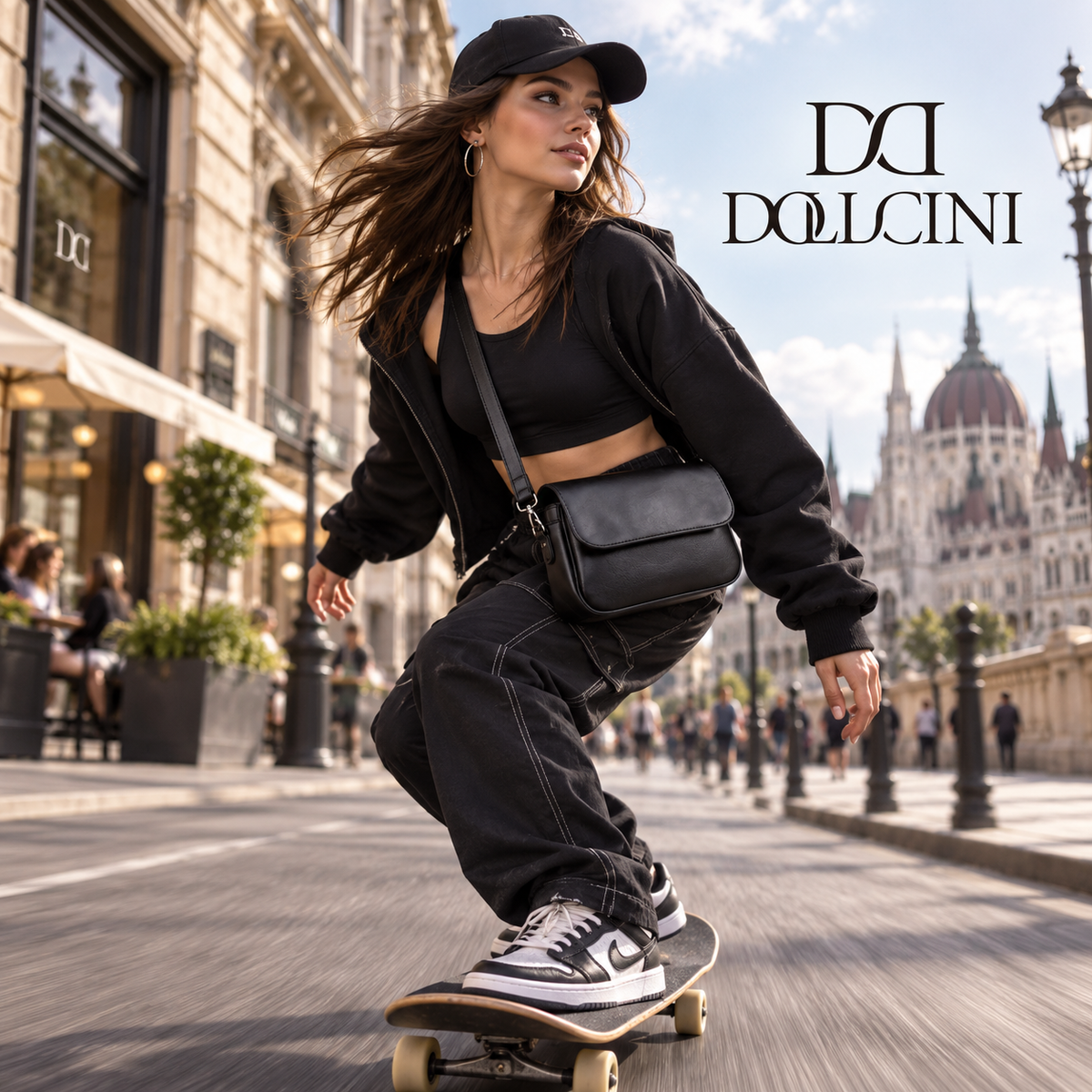 Dollcini Férfi Futártáska – Lopásgátló, Elegáns Válltáska