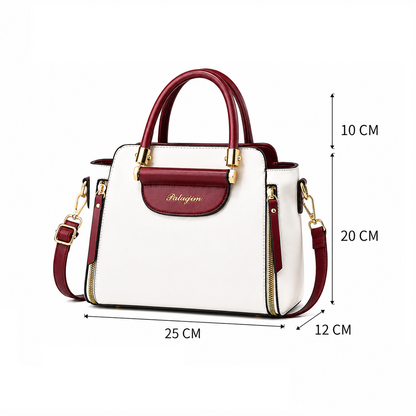 Dollcini Elegant Women's Shoulder Bag – Waterproof Faux Leather, Multiple Colors