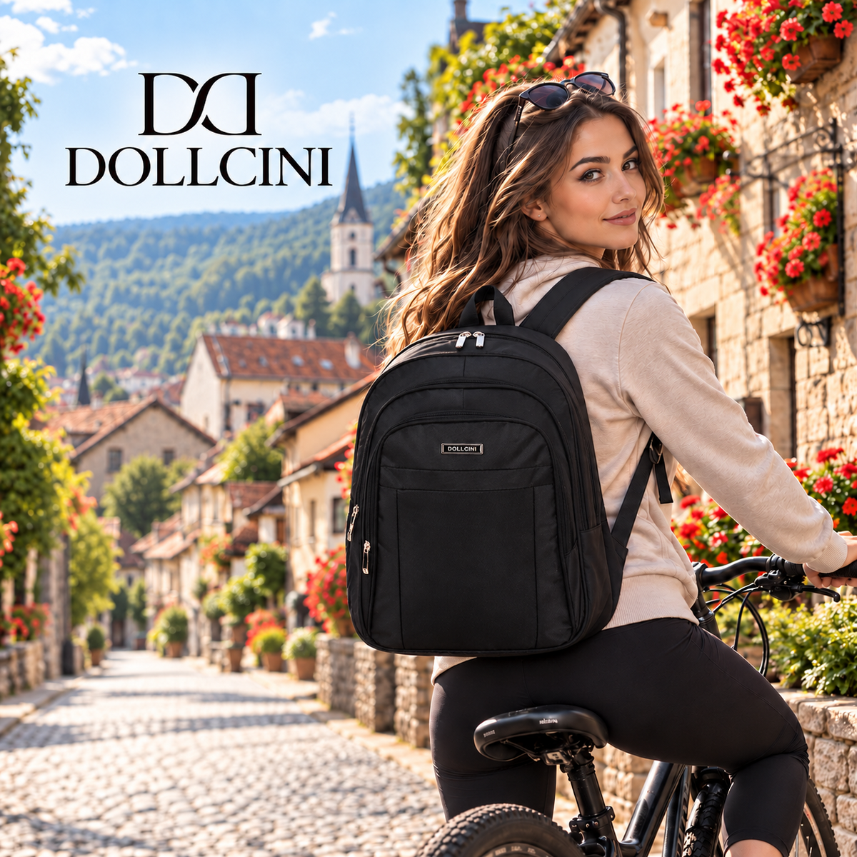 Dollcini MetroTech Uniszex Laptop Hátizsák – Utazóhátizsák, 17"-os Laptophoz, 7 Változat