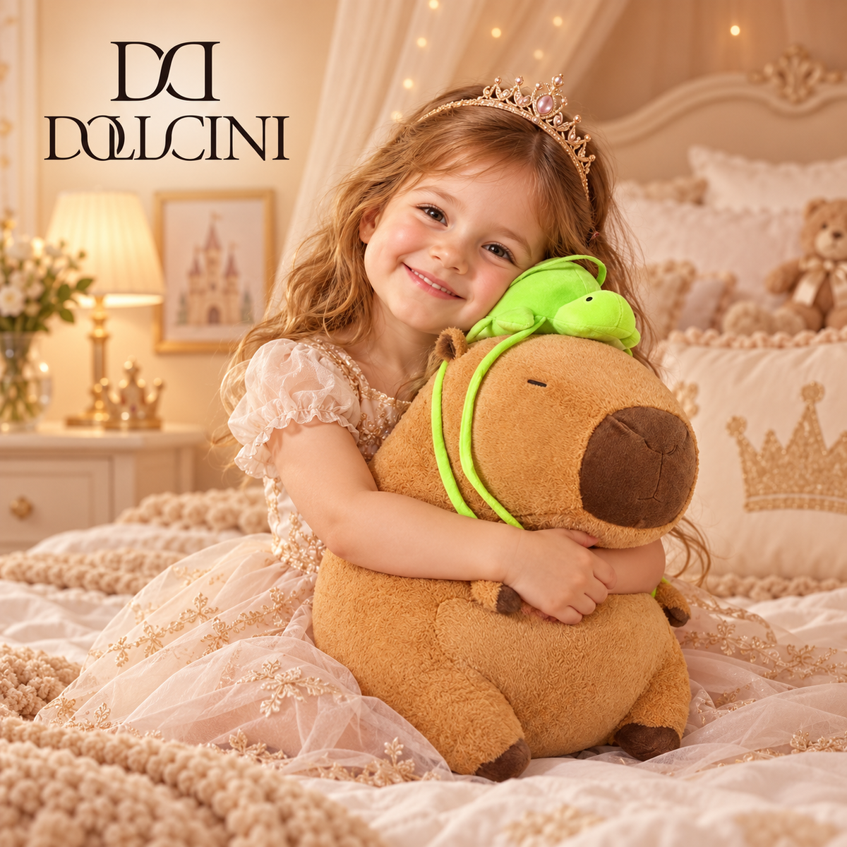 Dollcini DreamPets Soft Plush Toy – Goose, Capybara, and Unicorn Figure