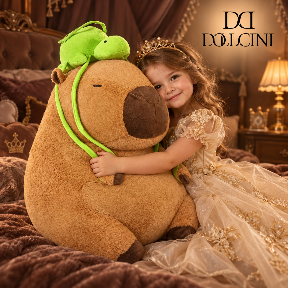 Dollcini DreamPets Soft Plush Toy – Goose, Capybara, and Unicorn Figure