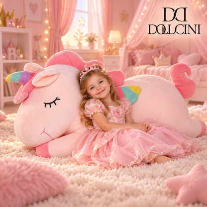 Dollcini DreamPets Soft Plush Toy – Goose, Capybara, and Unicorn Figure