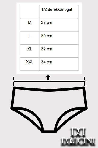 Dollcini ,Klasszikus Női Bugyi, Brazil Női Bugyi, Virágmintás Csipkés Női Bugyi,95% Pamut + Spandex-Többszínű, 6 db-os Csomag