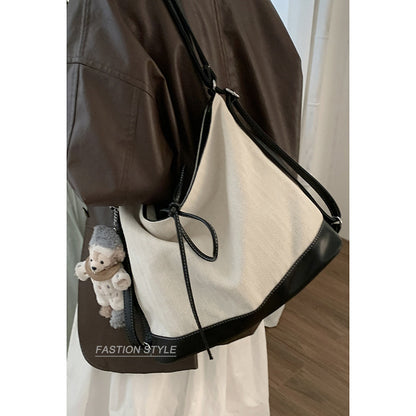 Dollcini Rucsac/Geantă de Umăr Convertibilă pentru Femei – Urban Simplicity, Material din Pânză, Cu Fermoar