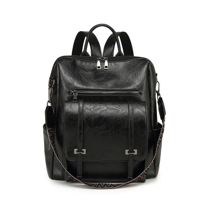 Dollcini Rucsac și Geantă de Umăr Retro European–American pentru Femei – Mai Multe Compartimente, Piele Ecologică, Pentru Uz Zilnic