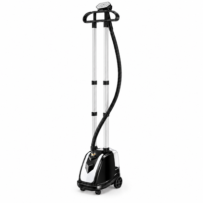 Dollcini Aparat de aburire pentru haine din cupru integral 2200W – rezervor de 35 L, cap de abur cu 10 orificii, negru