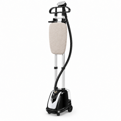 Dollcini Aparat de aburire pentru haine din cupru integral 2200W – rezervor de 35 L, cap de abur cu 10 orificii, negru