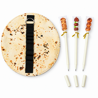 Dollcini Gyros kebab Tolltartó – Feltekerhető Vászon Tolltáska