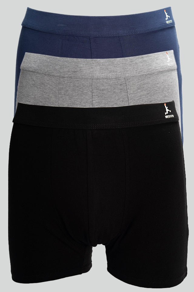 Dollcini Légáteresztő Pamut Férfi Boxeralsó - 95% Pamut, 3 darabos szett