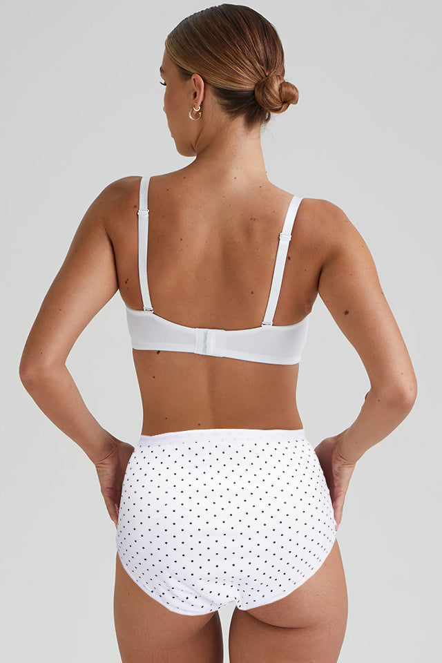 Dollcini Magas Derekú, Női Menstruációs Bugyi Szett - 95% Pamut, Szivárgásmentes, 3 db-os Csomag