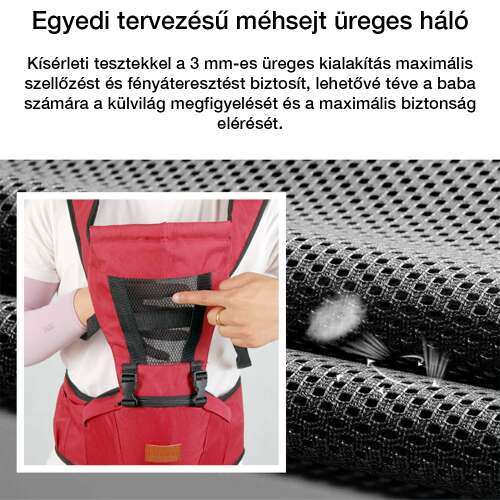 Dollcini Ergonomikus Babahordozó – Többpozíciós, 15 kg-ig
