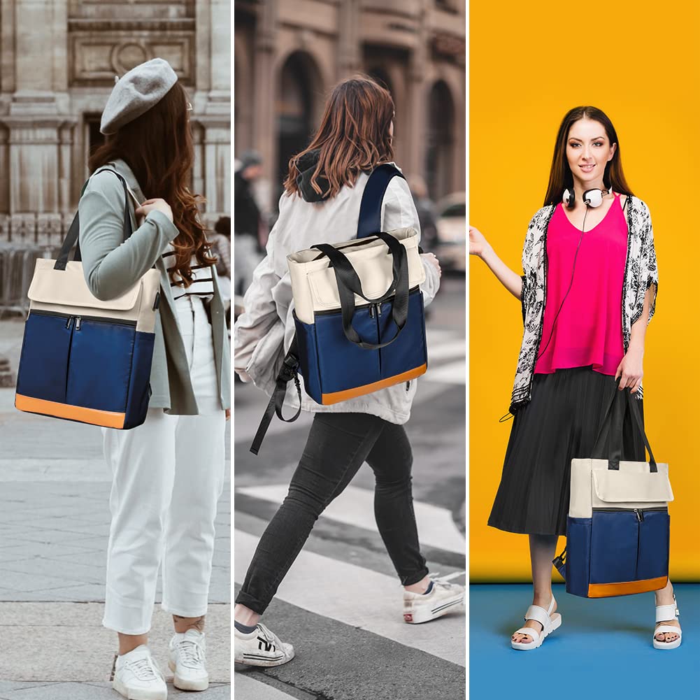 Dollcini Rucsac de damă la modă – Multifuncțional, geantă de laptop impermeabilă