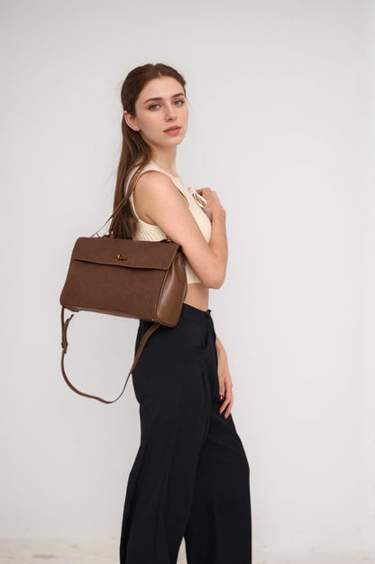 Dollcini Vintage Női Válltáska – Prémium Műbőr Táska