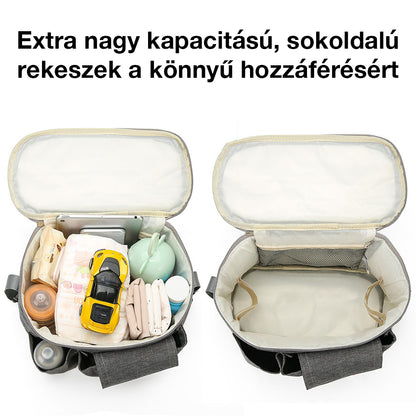 Dollcini Univerzális Babakocsi Táska – Pelenkatároló Rendszerező