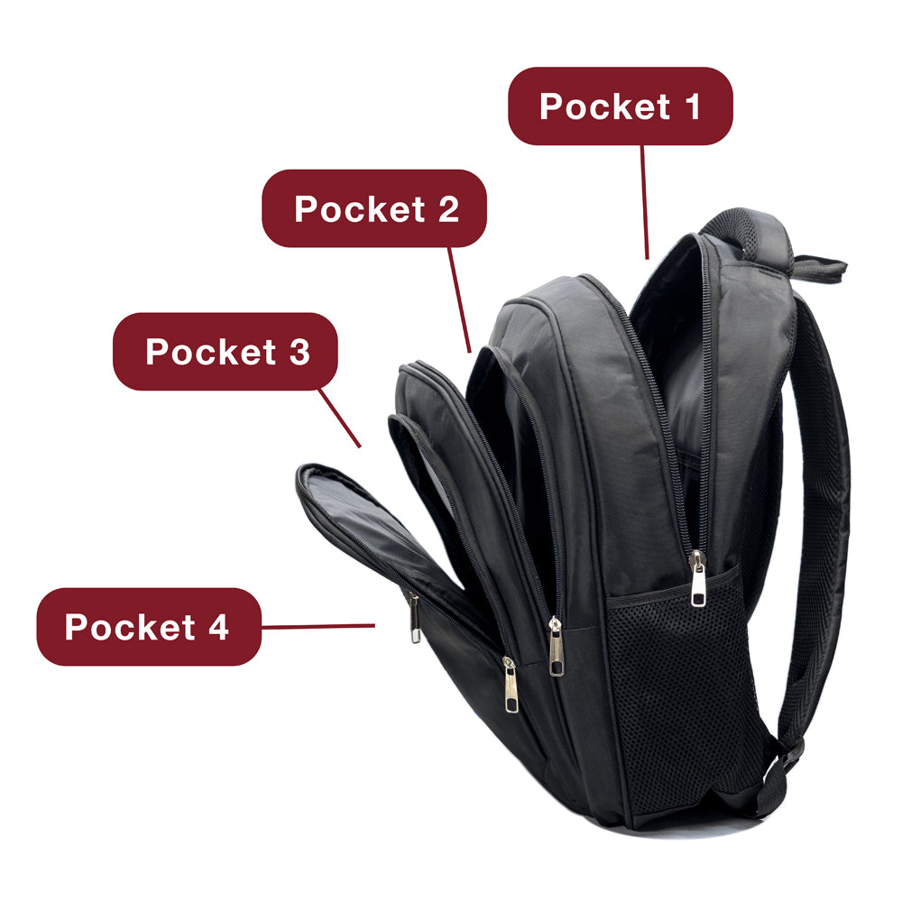 Dollcini MetroTech Uniszex Laptop Hátizsák – Utazóhátizsák, 17"-os Laptophoz, 25L, 7 Változat