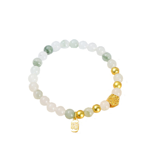 Dollcini Jáde Kristálykarkötő – Feng Shui Szerencseékszer