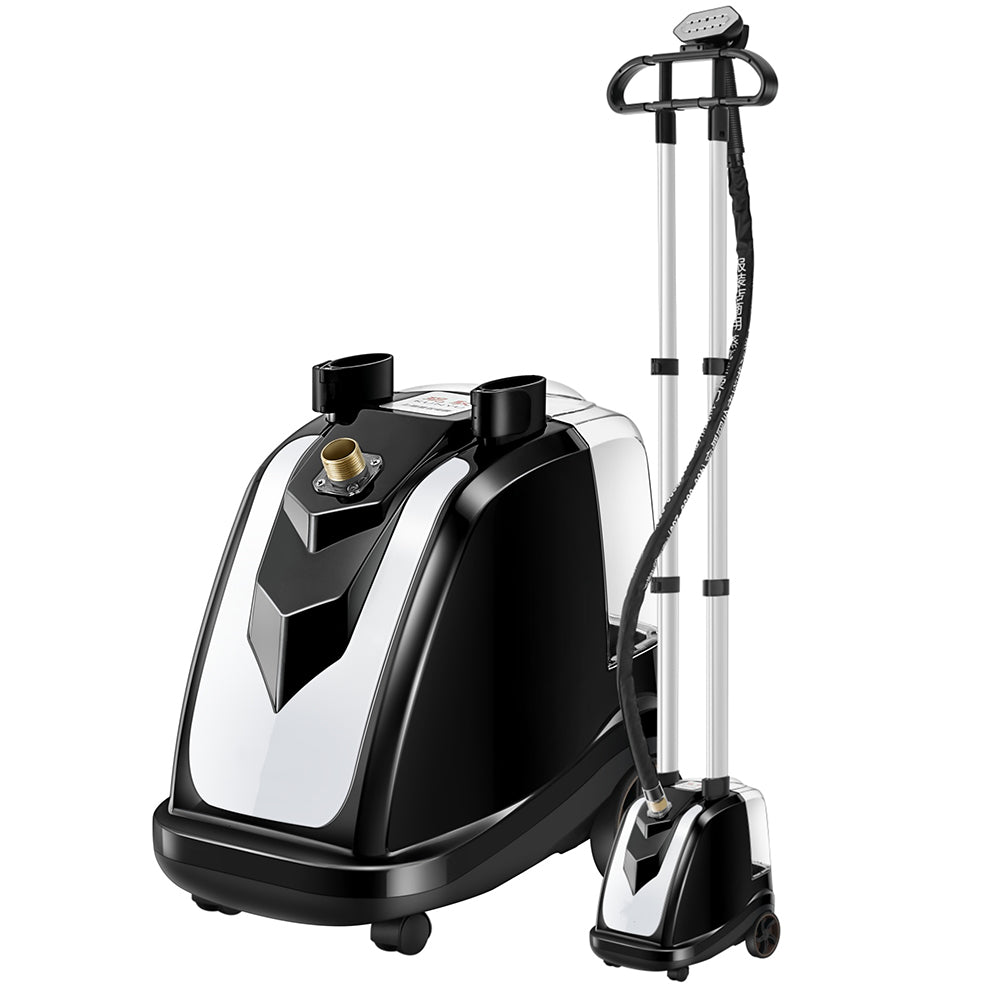 Dollcini Teljes Réz Ruhagőzölő 2200W – 35 L Tartály, 10 Lyukú Gőzfej, Fekete