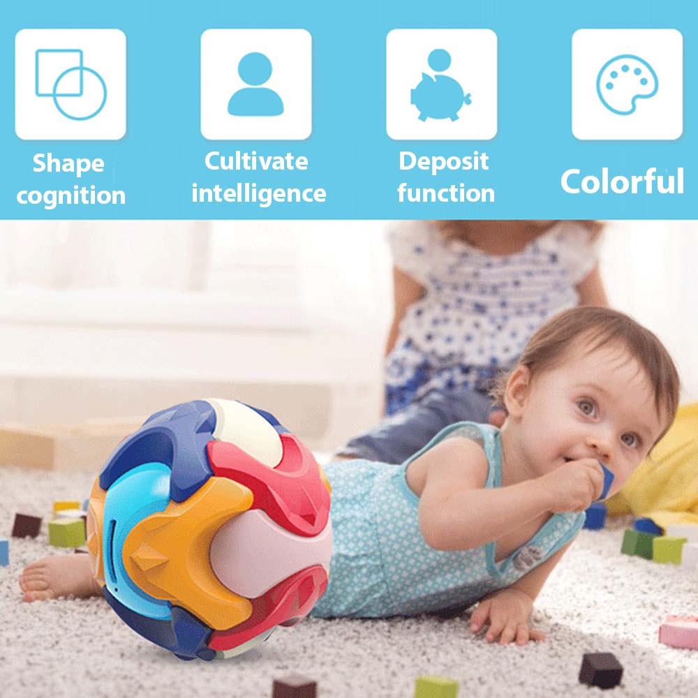 Dollcini Készségfejlesztő Puzzle Labda – Játék 3 Éves Kortól