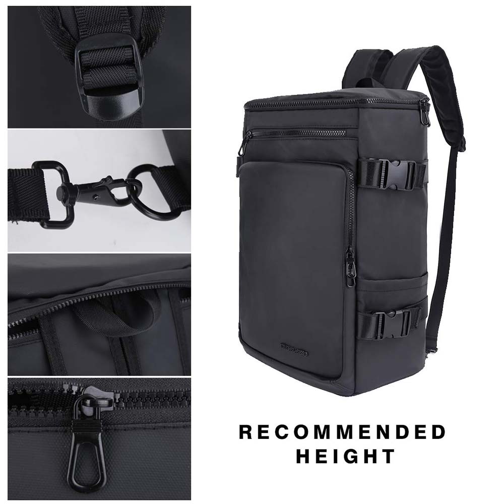 Dollcini Vízálló Férfi Utazóhátizsák – Nagy Kapacitású, Fekete