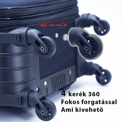 Dollcini Puhafedeles Bőrönd – 4 Kerekes, Bővíthető, Külön vagy Szettben