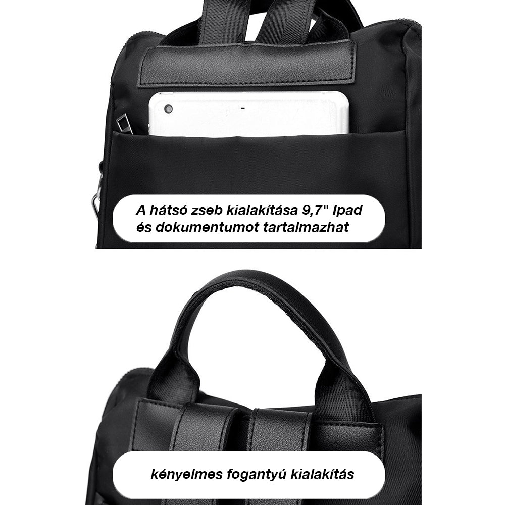 Dollcini Elegáns Női Hátizsák – Vízálló Nylon vagy műbőr