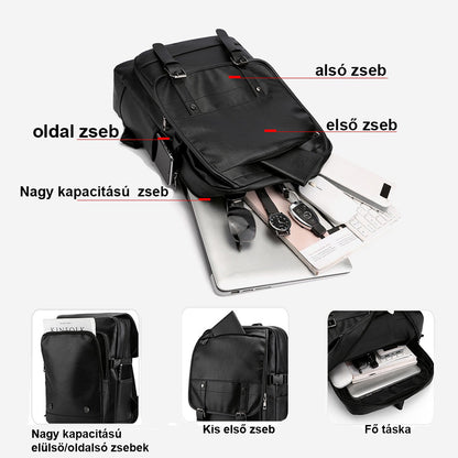 Dollcini Uniszex Laptop Hátizsák – Vízálló, 15.6” Laptophoz